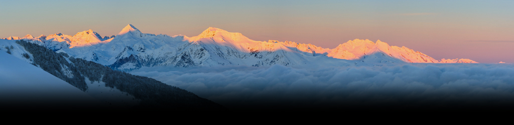 lever du jour depuis hautacam hautes pyrénées