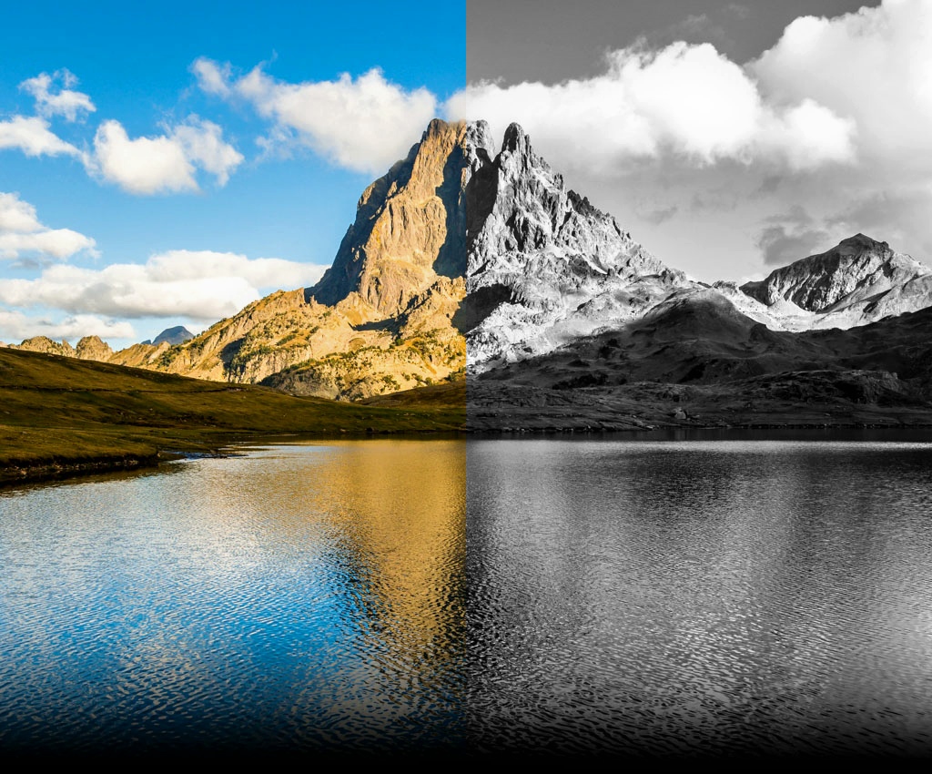 pic du midi d'ossau depuis les lacs d'ayous